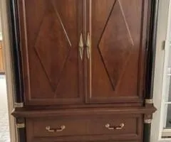 Contemporary Cherry ARMOIRE by Stanley Modern Dresser/Chest of Drawers